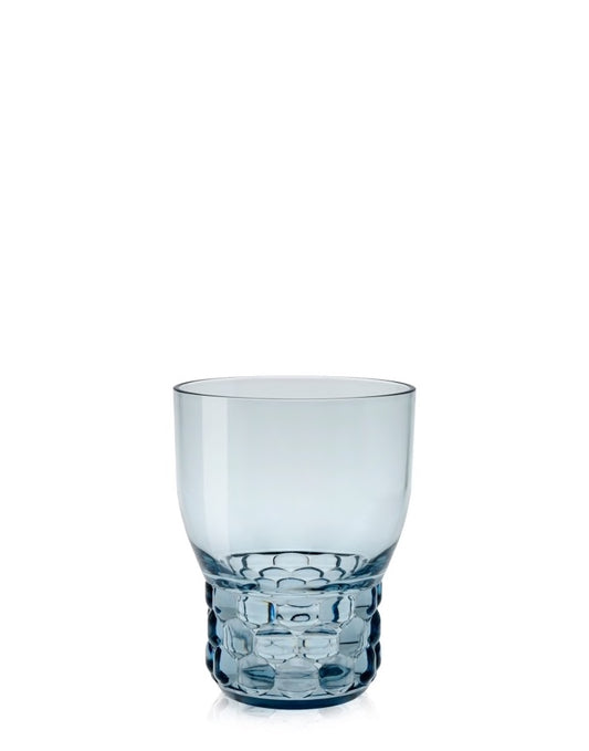 Set of Four Blue Acrylic Glasses