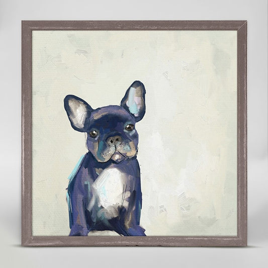 Frenchie Framed Canvas