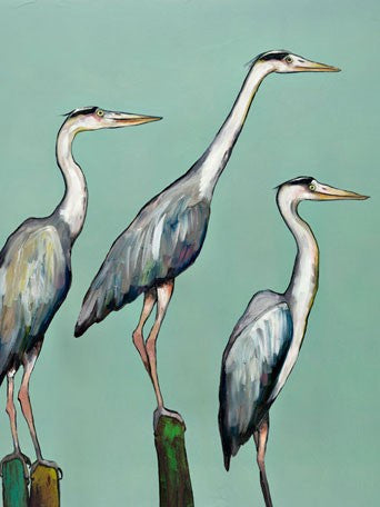 Three Herons Canvas