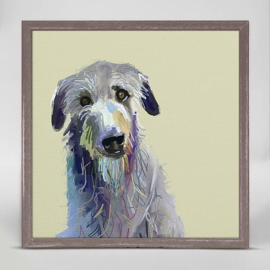 Framed Wolfhound Canvas