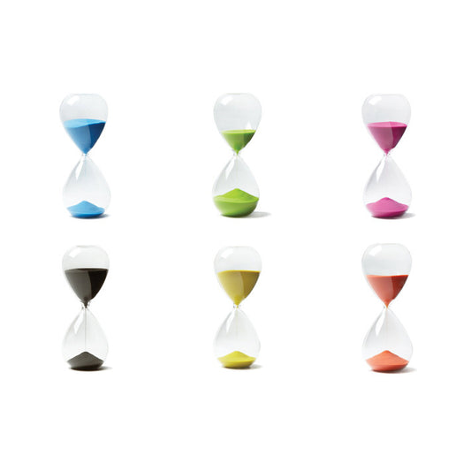 Hand Blown Hourglass with Colored Sand