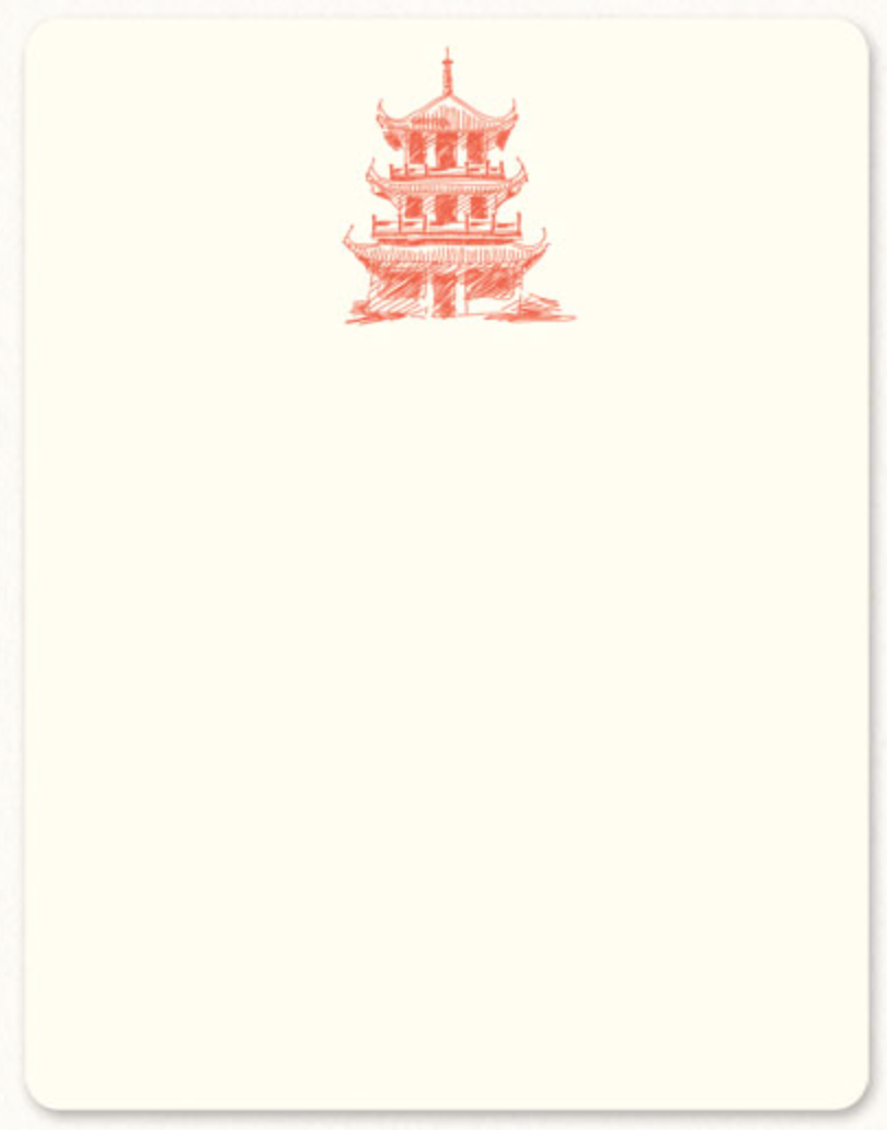Pagoda Notecards