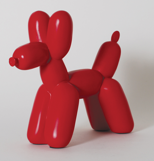 Balloon Dog Bookend - Red